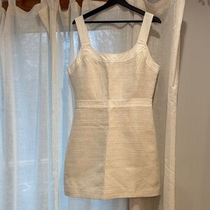 Guess White/Cream Denim Dress
